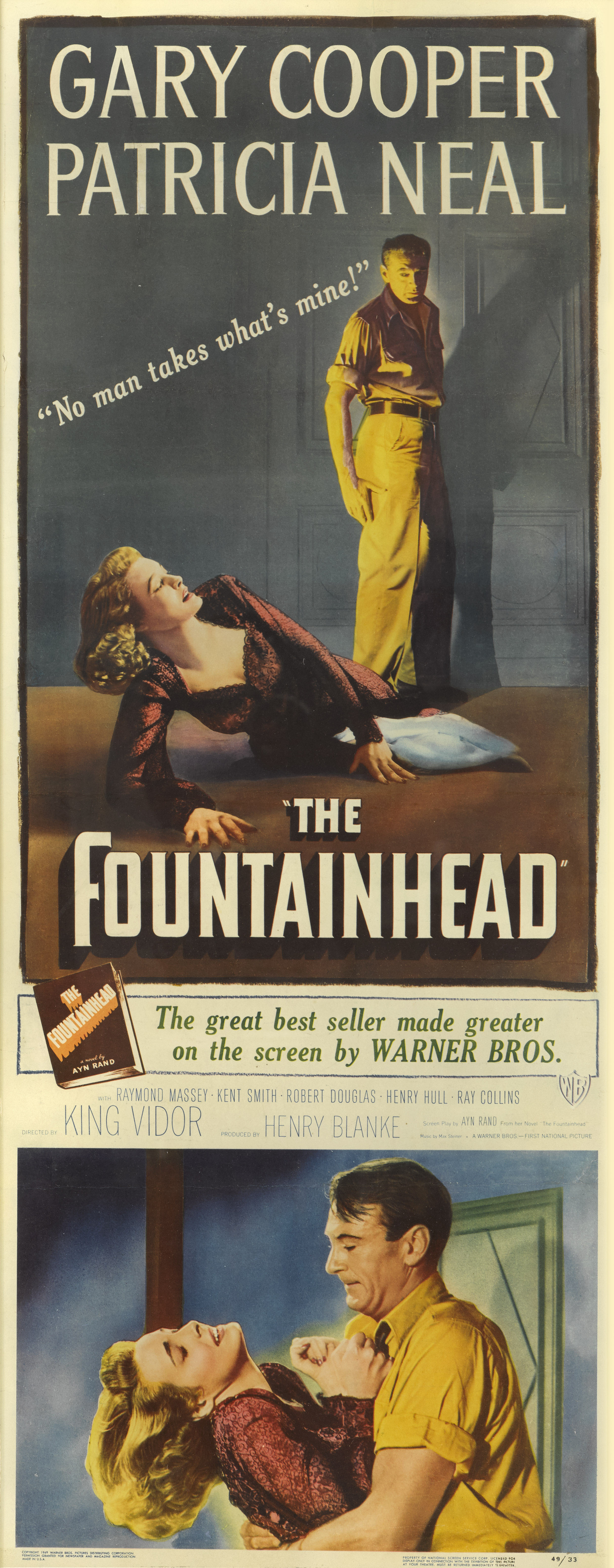 The Fountainhead (1949) Poster, US Original Film Posters 2021